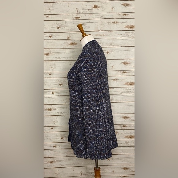 Coldwater Creek speckled open front cardigan sweater - Picture 3 of 5